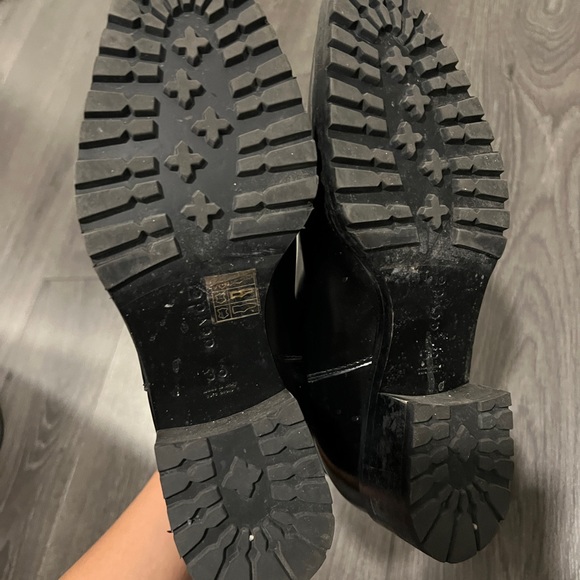 Aeyde Simone leather square toe ankle boots size 36 black - Picture 7 of 7